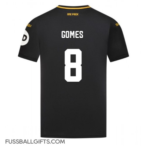 Wolves Joao Gomes #8 Fußballbekleidung Auswärtstrikot 2024-25 Kurzarm